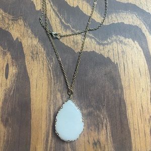 White Gem Necklace